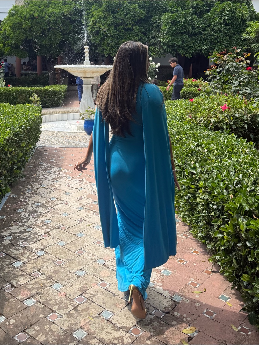 asos turquoise dress - Picture 2 of 5